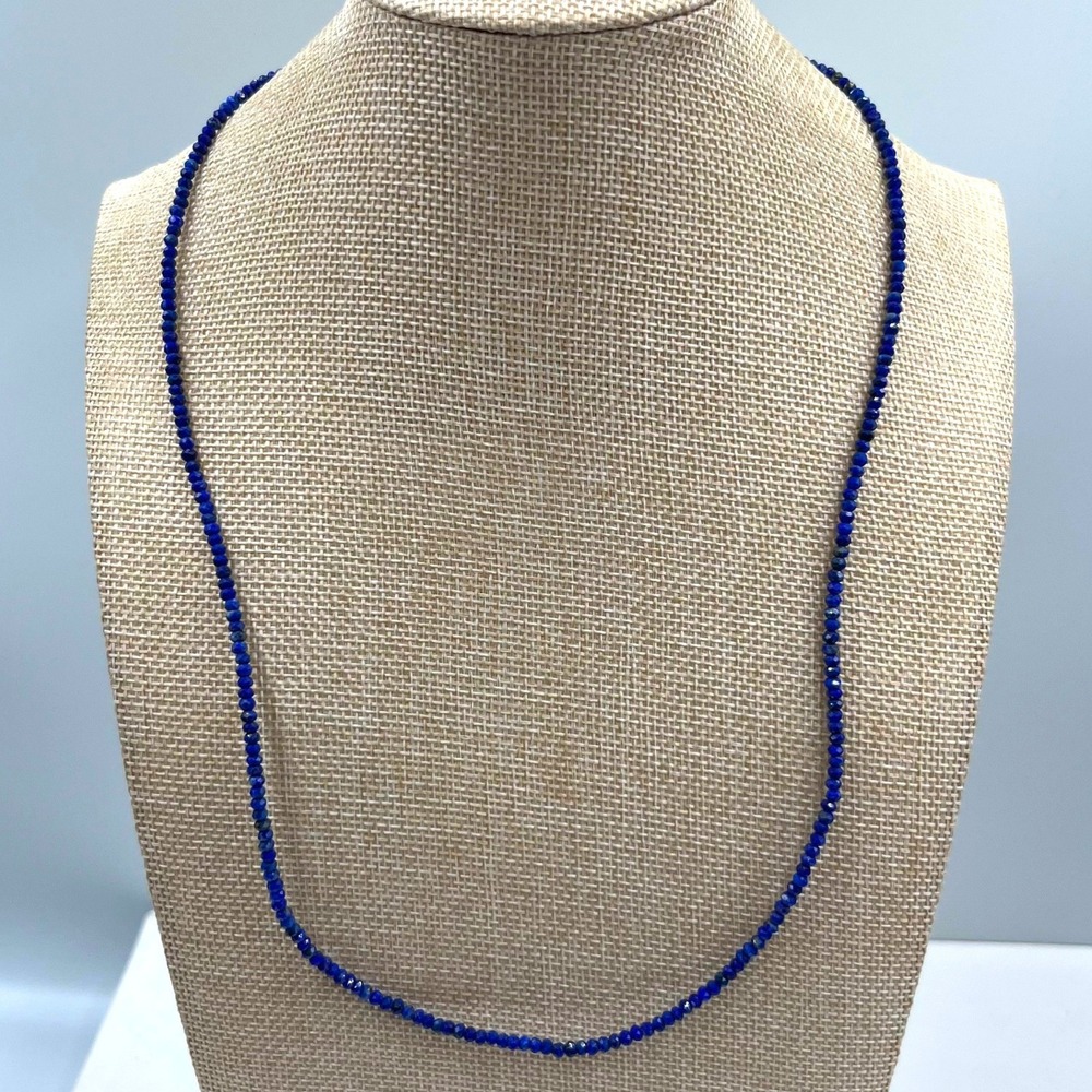 Delicate Blue Beaded Necklace - Women Jewelry Necklaces